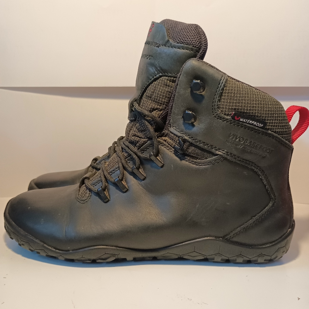 Vivo Barefoot Black Waterproof Men's Boots